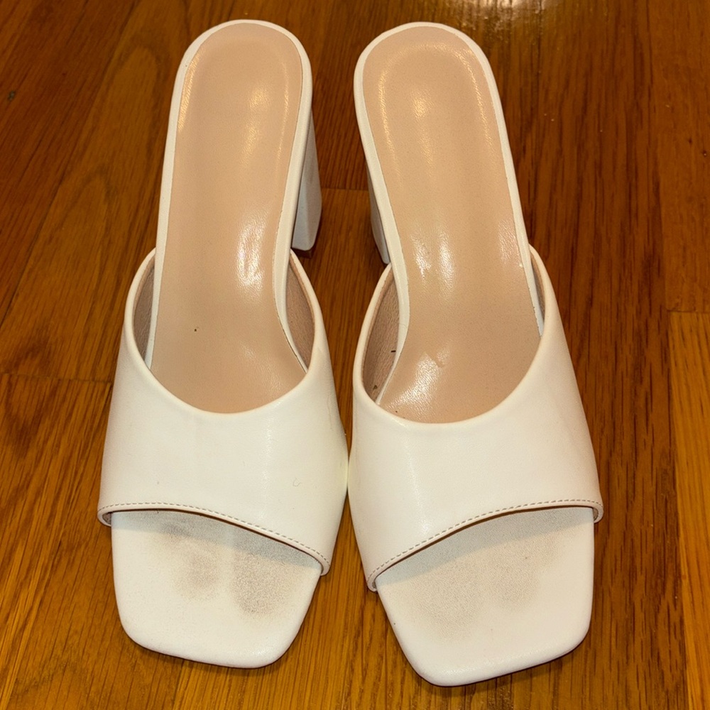 SHEIN Open Toe Mule Sandals